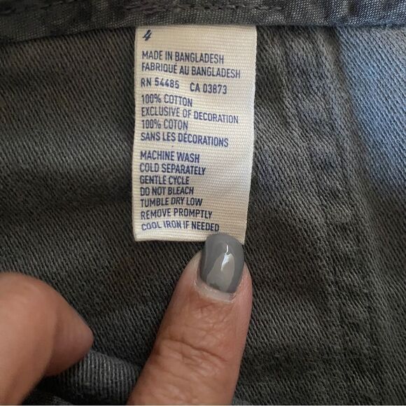 American Eagle Outfitters Army Green Shorts Sz 4 - Picture 10 of 10